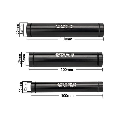 ZTTO Bicycle Wheel Fork Axle Aluminum Alloy Quick Release Thru Axle Skewer Adapter