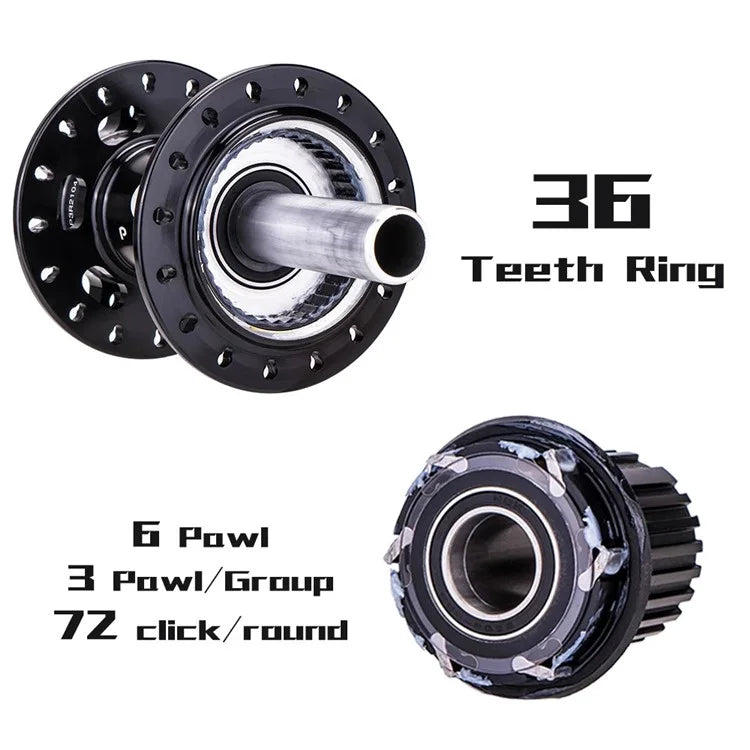ZTTO P3boost 1 Pair Aluminum Alloy MTB Bicycle Front and Rear Wheel Hubs Bike Repair Parts