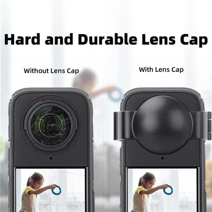 SUNNYLIFE X4-G810 For Insta360 X4 Camera Lens Protector Anti-Scratch Cover Sleeve Case (Buckle Design)