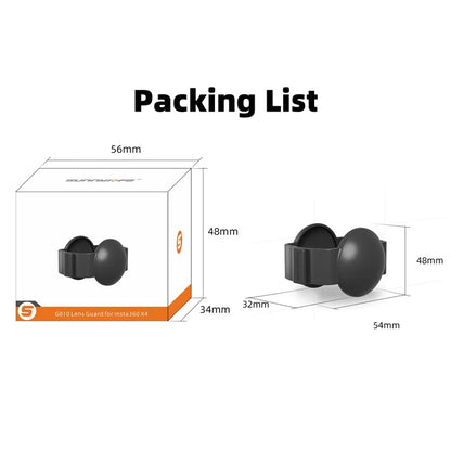 SUNNYLIFE X4-G810 For Insta360 X4 Camera Lens Protector Anti-Scratch Cover Sleeve Case (Buckle Design)