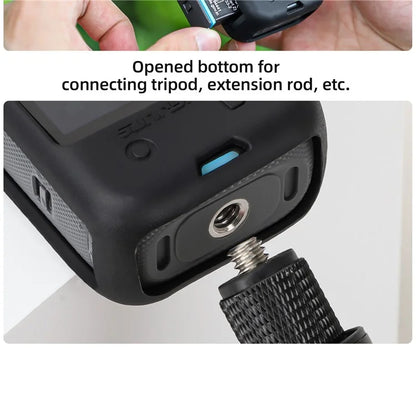 SUNNYLIFE X4-BHT818 For Insta360 X4 Silicone Protective Case Camera Sleeve with Lens Cap Cover