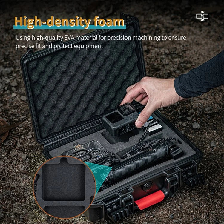 STARTRC 1141252 For GoPro Hero 12 / 11 / 10 / 9 Shockproof Case Waterproof Dual Layer PP Storage Box