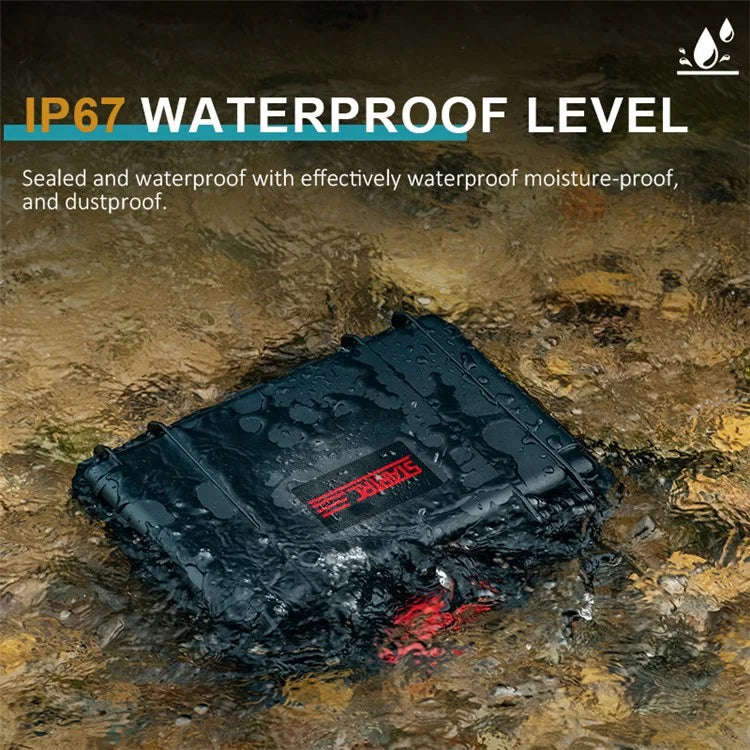 STARTRC 1141252 For GoPro Hero 12 / 11 / 10 / 9 Shockproof Case Waterproof Dual Layer PP Storage Box