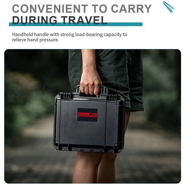 STARTRC 1141252 For GoPro Hero 12 / 11 / 10 / 9 Shockproof Case Waterproof Dual Layer PP Storage Box