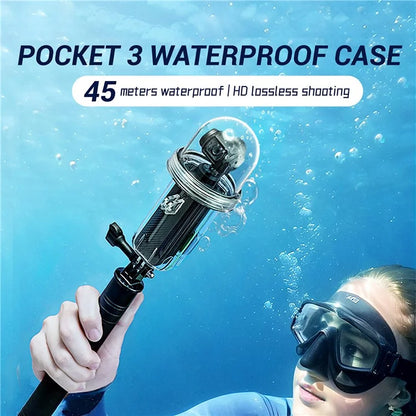 STARTRC 1136906 For DJI Osmo Pocket 3 Action Camera Underwater Protective Case Waterproof Diving Housing