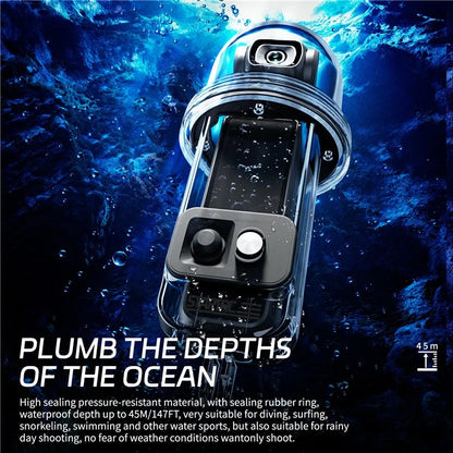 STARTRC 1136906 For DJI Osmo Pocket 3 Action Camera Underwater Protective Case Waterproof Diving Housing