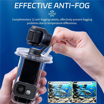 STARTRC 1136906 For DJI Osmo Pocket 3 Action Camera Underwater Protective Case Waterproof Diving Housing