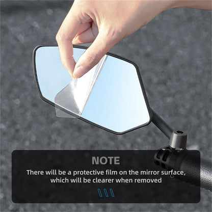 WEST BIKING YP0720048 1Pc Bike Handlebar End Rotatable Rearview Mirror Bicycle Safety Rearview Mirror