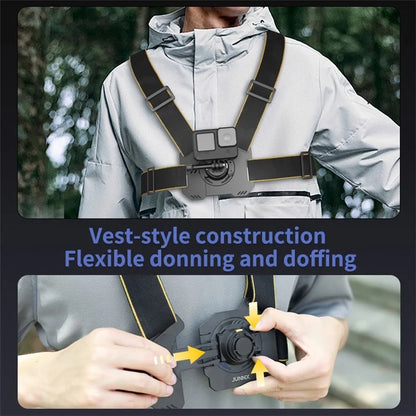 Gp-032 POV Photography Magnetic Quick Release Vest-Style Chest Strap Brace