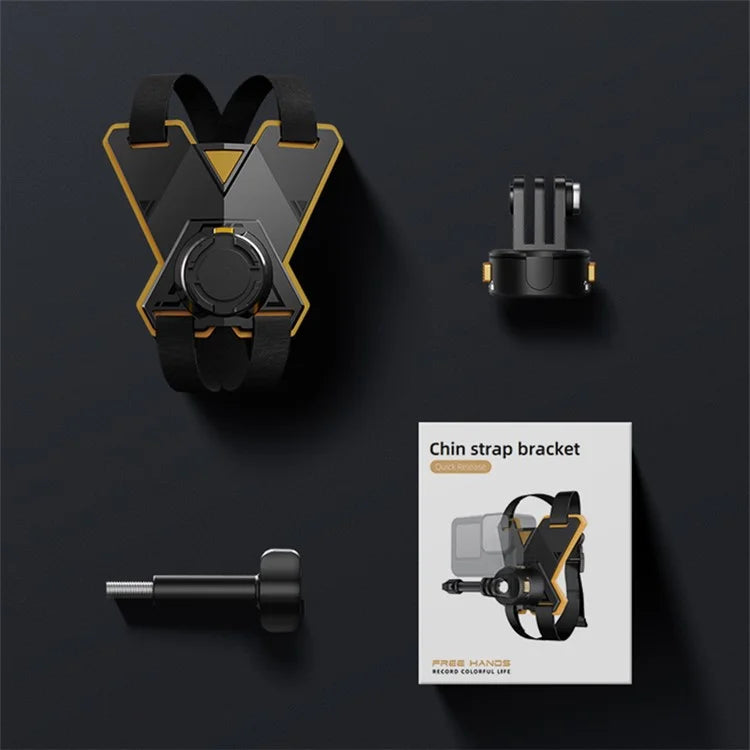Gp-033 Cycling Helmet POV Photography Magnetic Quick Release Chin Strap Bracket