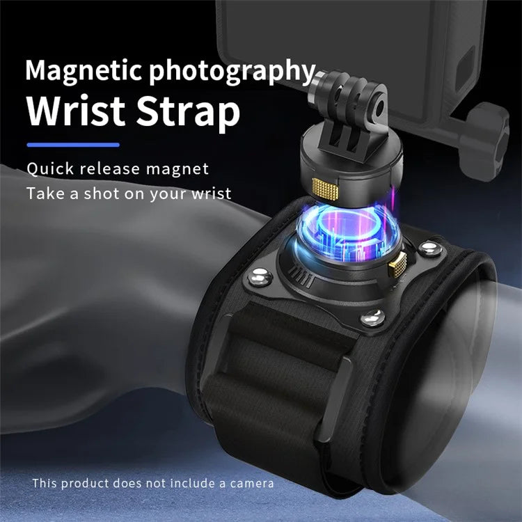 Gp-038 Magnetic Action Camera Wrist Strap Mount Quick Release Bracket Holder (Basic Version)