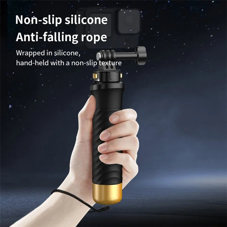 JX-FLB02-M For GoPro Hero 12 / 11 / 10 Action Camera Floating Hand Grip+Magnetic Base+Phone Holder