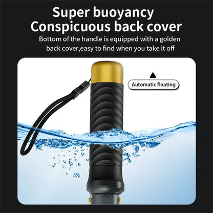 JX-FLB02-M For GoPro Hero 12 / 11 / 10 Action Camera Floating Hand Grip Handle Mount with Wrist Strap