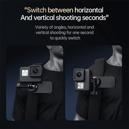 Gp-039 Clip to Backpack Camera Mount with Magnetic Quick Release Bracket for GoPro