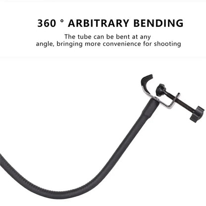 X003 Metal Clamp Flexible Extension Hose Phone Holder for Photography Light Stand