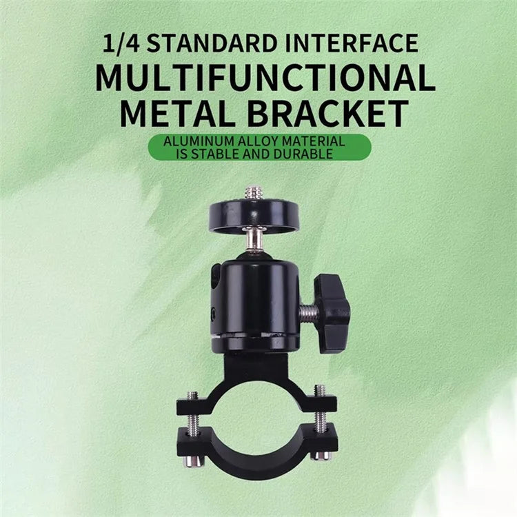 X029 Bicycle Action Camera Holder Aluminum Alloy Rotatable Bike Handlebar Camera Mount Adapter