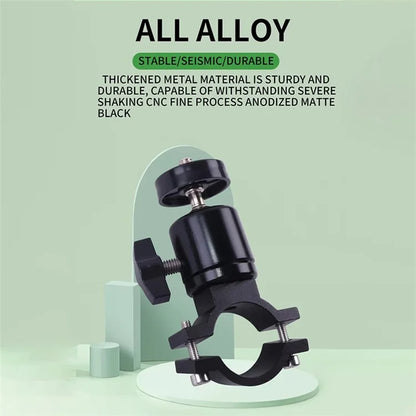 X029 Bicycle Action Camera Holder Aluminum Alloy Rotatable Bike Handlebar Camera Mount Adapter