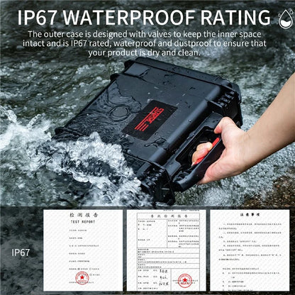 STARTRC 1142921 For Insta360 X4 Waterproof PP Carrying Case Dual Layer Camera Storage Box