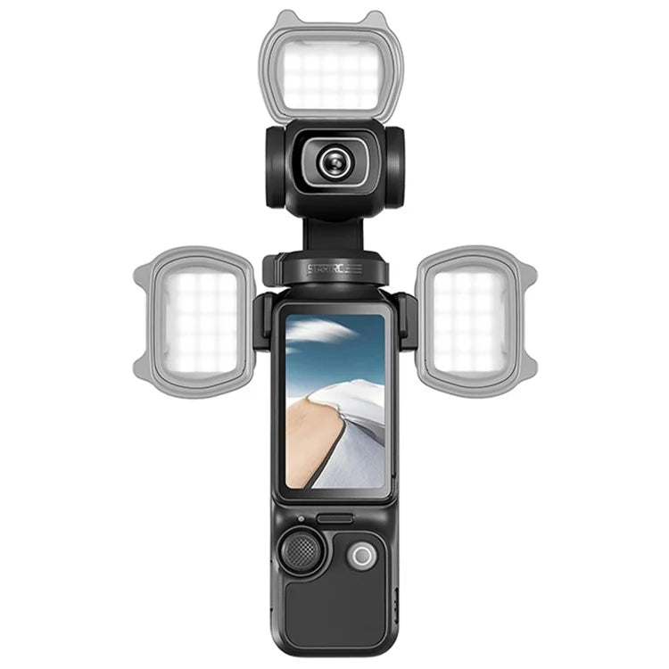 STARTRC 1140712 For DJI Osmo Pocket 3 Cat Ear Design LED Fill Light 3 Modes Magnetic Camera Fill Lamp