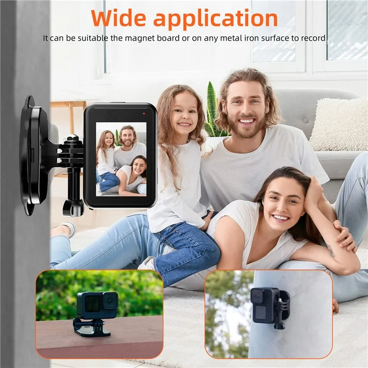 Magnetic Neck Mount Necklace Holder Lanyard Strap for Insta360 / DJI / GoPro Cameras