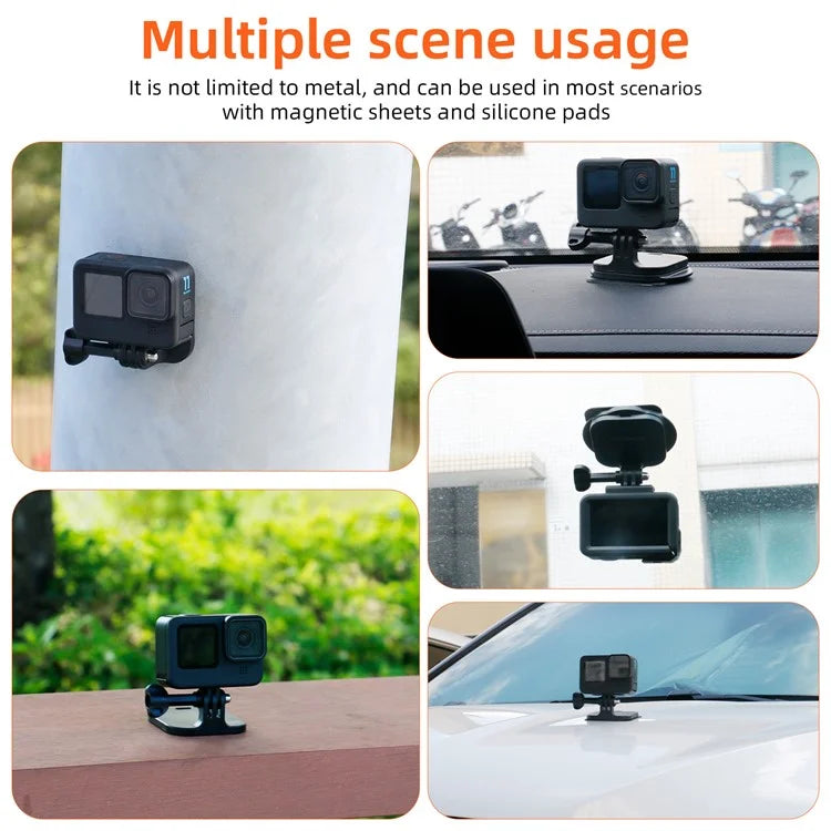 Magnetic Neck Mount Necklace Holder Lanyard Strap for Insta360 / DJI / GoPro Cameras