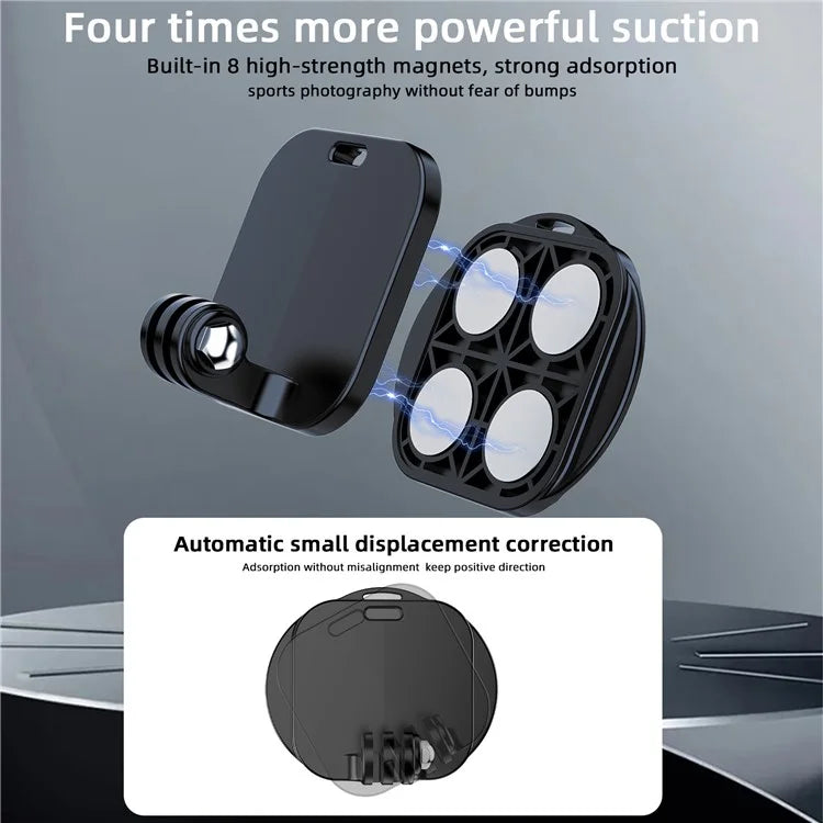 Magnetic Neck Mount Necklace Holder Lanyard Strap for Insta360 / DJI / GoPro Cameras