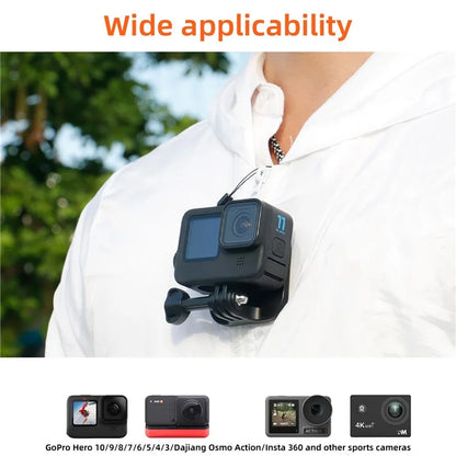 Magnetic Neck Mount Necklace Holder Lanyard Strap for Insta360 / DJI / GoPro Cameras