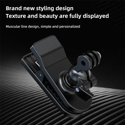 For GoPro / DJI / Insta360 Action Camera 360 Degrees Rotation Backpack Clip Camera Mount Bracket