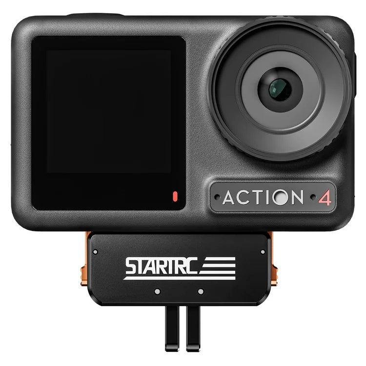STARTRC 1146356 Expansion Adapter for DJI Osmo Action 4 / 3 Metal Magnetic Folding Expansion Base