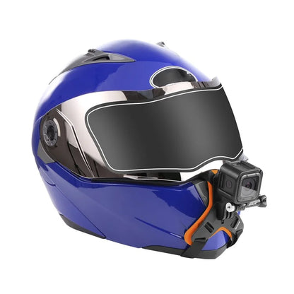 PULUZ PU579 For GoPro Hero 11 / 10 Sports Camera Motorcycle Helmet Mount Chin Bracket