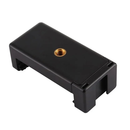 PULUZ PU448 1 / 4 Screw Hole Phone Clamp Tripod Connector Retractable Plastic Phone Clip