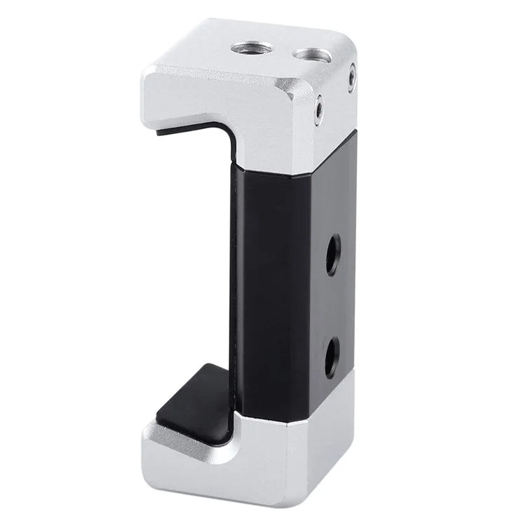 PULUZ PU370 Cold Shoe Adapter Phone Clamp Aluminum Alloy Retractable Phone Clip