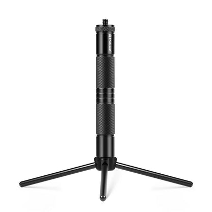 PULUZ PU906 Mini Outdoor Camping Folding Aluminum Alloy Tripod Sports Camera Phone Live Streaming Bracket