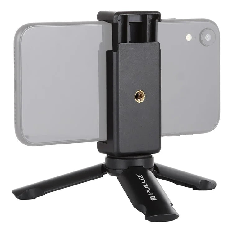 PULUZ PU373 For DJI Osmo Action Series / Smartphone Folding Mini Tripod with Universal Phone Clamp