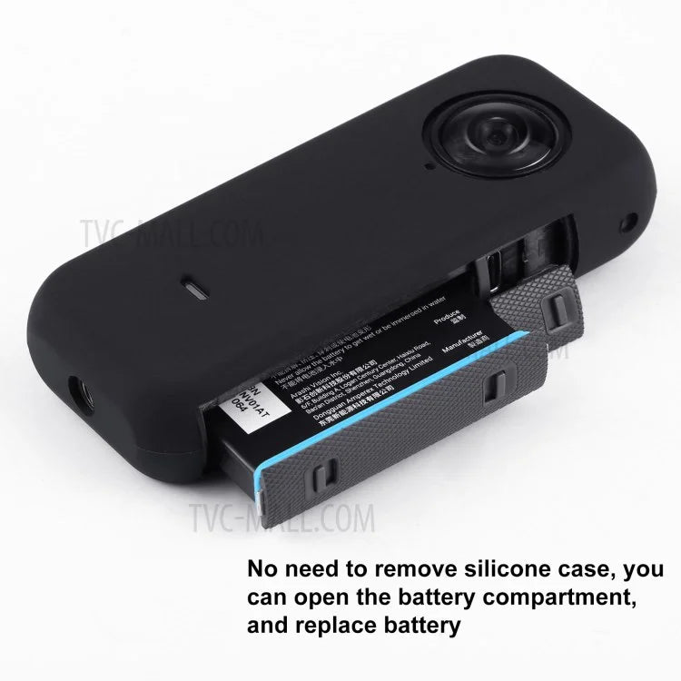 PULUZ Full Body Dust-proof Camera Protective Cover Soft Silicone Case for Insta360 ONE X2