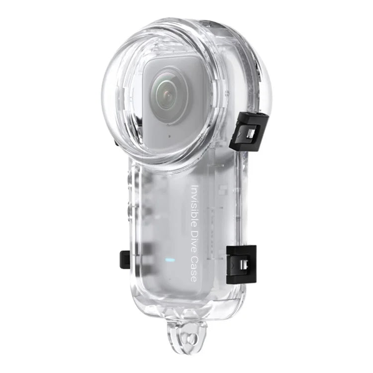 For Insta360 X3 PC+Optical Glass Housing Case Camera Underwater Diving Cover