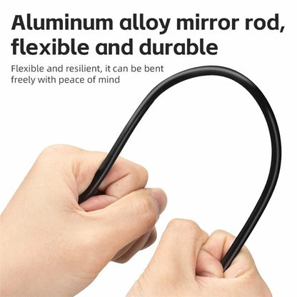 ROCKBROS Bicycle Helmet Rearview Mirror Motorcycle 360 Degree Rotatable Extendable Riding Safety Mirror