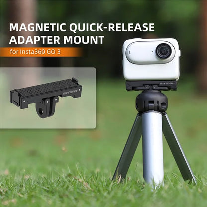 SUNNYLIFE IST-AD692 For Insta360 GO 3 Action Camera Mount Magnetic Adapter Connection Base