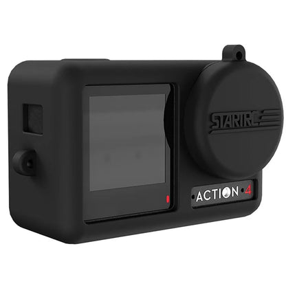 STARTRC 1127805 For DJI Osmo Action 4 / 3 Anti-Scratch Camera Protector Sleeve Silicone Case Cover