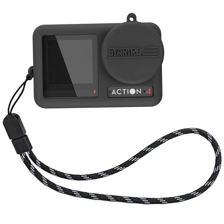 STARTRC 1127805 For DJI Osmo Action 4 / 3 Anti-Scratch Camera Protector Sleeve Silicone Case Cover