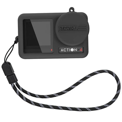 STARTRC 1127805 For DJI Osmo Action 4 / 3 Anti-Scratch Camera Protector Sleeve Silicone Case Cover