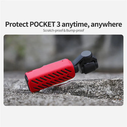 For DJI Osmo Pocket 3 Camera Protective Case Soft Silicone Housing Anti-drop Cover