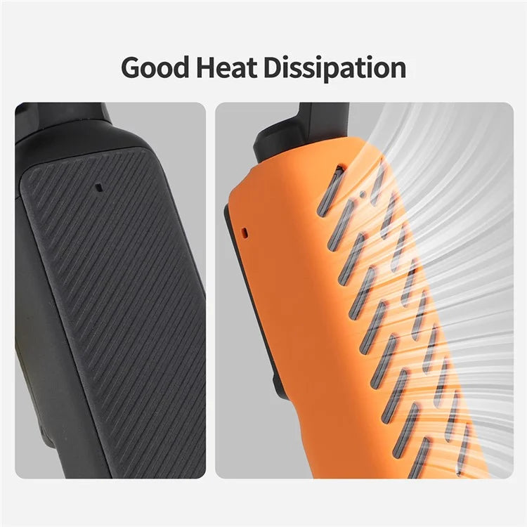 For DJI Osmo Pocket 3 Camera Protective Case Soft Silicone Housing Anti-drop Cover