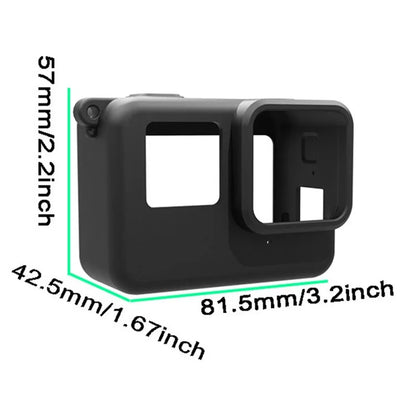 For Insta360 Ace Anti-Scratch Camera Protector Sleeve Silicone Case Drop Protection Lens Cap Cover