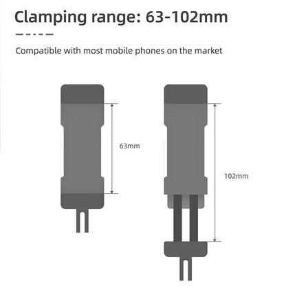 SUNNYLIFE OP3-ZJ747 For DJI Osmo Pocket 3 Front Phone Holder Clip Handheld Shooting Expansion Adapter Accessory