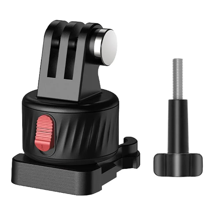 JUNNX JX-GP-09-C Tripod Mount Accessories Magnetic Quick Release Adapter for Bike / Head Strap / Clamp Clip Mount