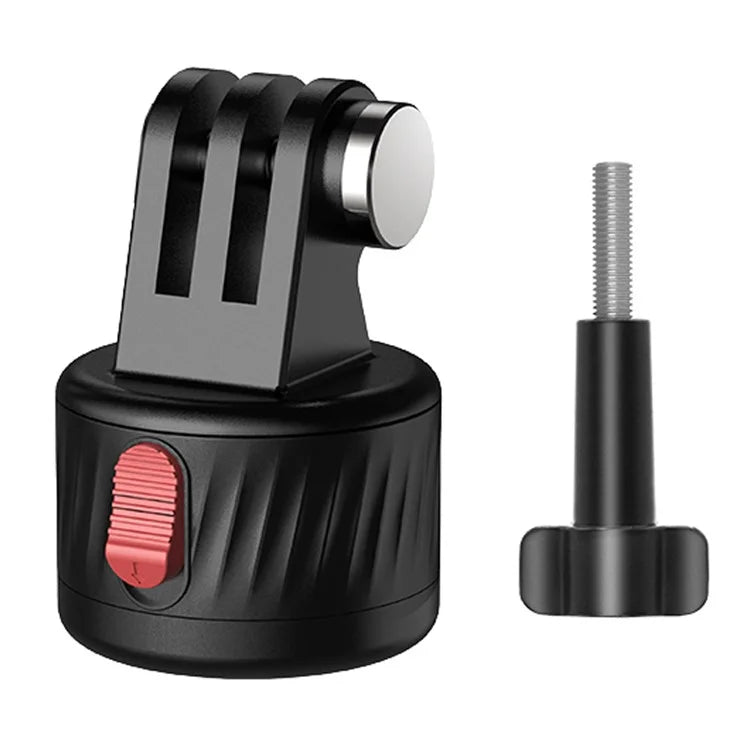 JUNNX JX-GP-09-A Tripod Mount Accessories Magnetic Quick Release Adapter for Bike / Head Strap / Clamp Clip Mount