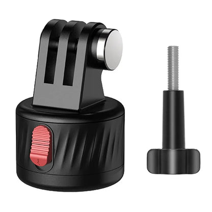 JUNNX JX-GP-09-A Tripod Mount Accessories Magnetic Quick Release Adapter for Bike / Head Strap / Clamp Clip Mount