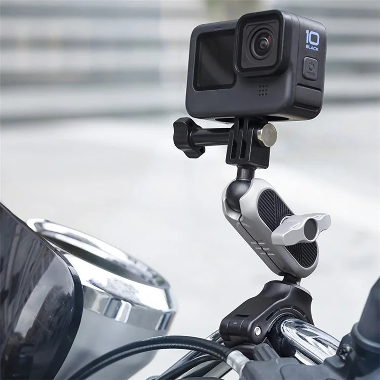 JX-GP-08-A Action Camera Handlebar Mount E-Bike Mountain Bike Camera Mount Clamp for Outdoor Riding Shooting