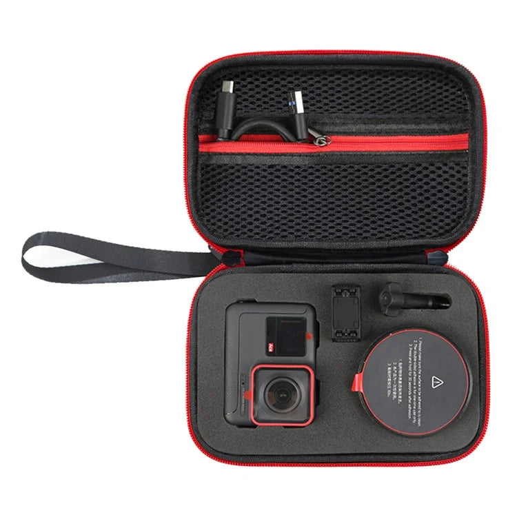 For Insta360 Ace / Ace Pro Storage Bag Action Camera Portable Zipper Case with Lanyard